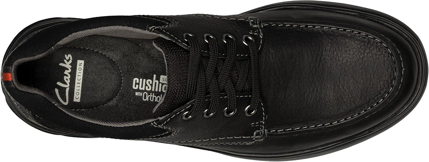 imageClarks Mens Cotrell Edge Oxford ShoesBlack Oily Leather