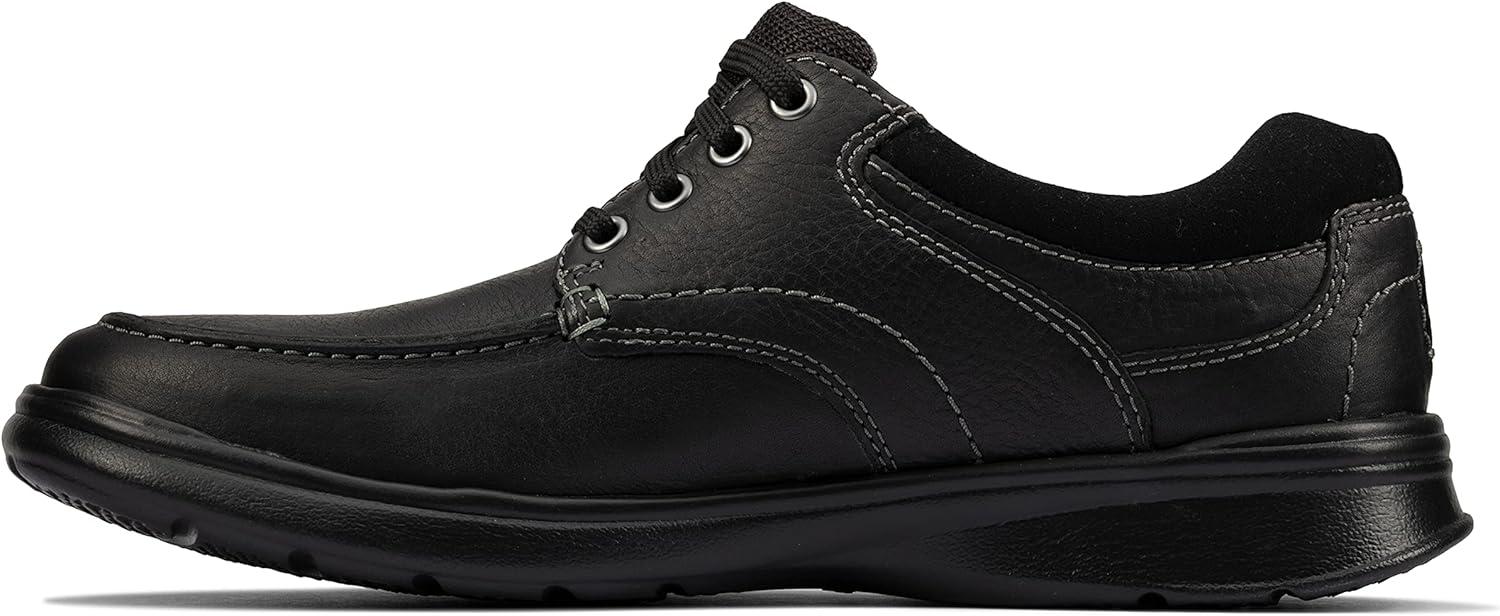 imageClarks Mens Cotrell Edge Oxford ShoesBlack Oily Leather