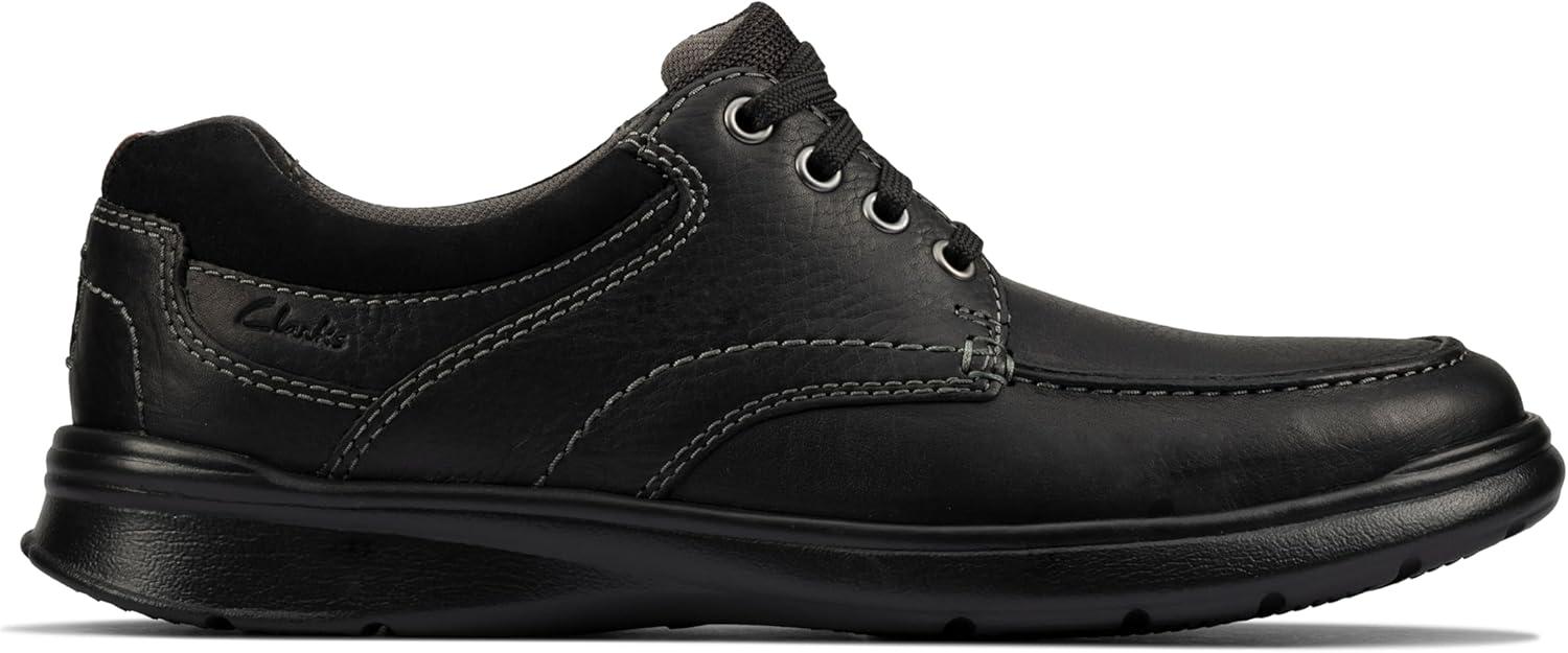 imageClarks Mens Cotrell Edge Oxford ShoesBlack Oily Leather