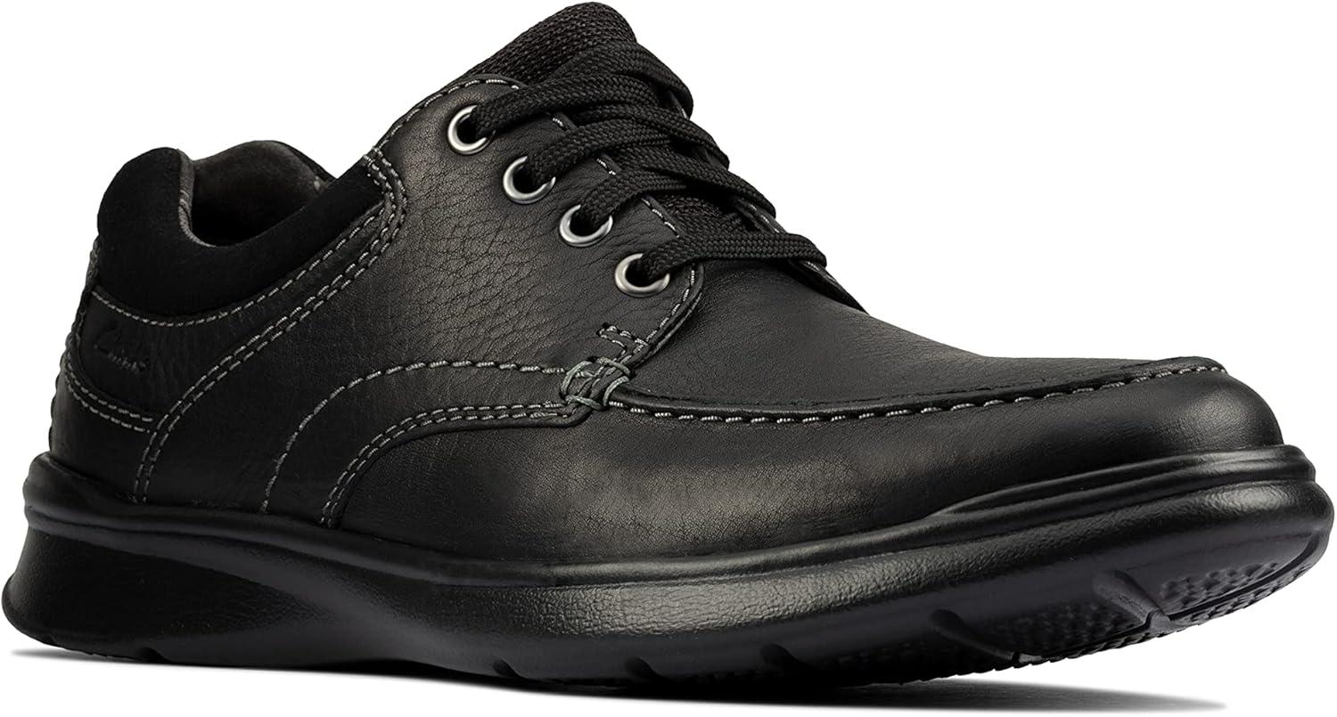 imageClarks Mens Cotrell Edge Oxford ShoesBlack Oily Leather