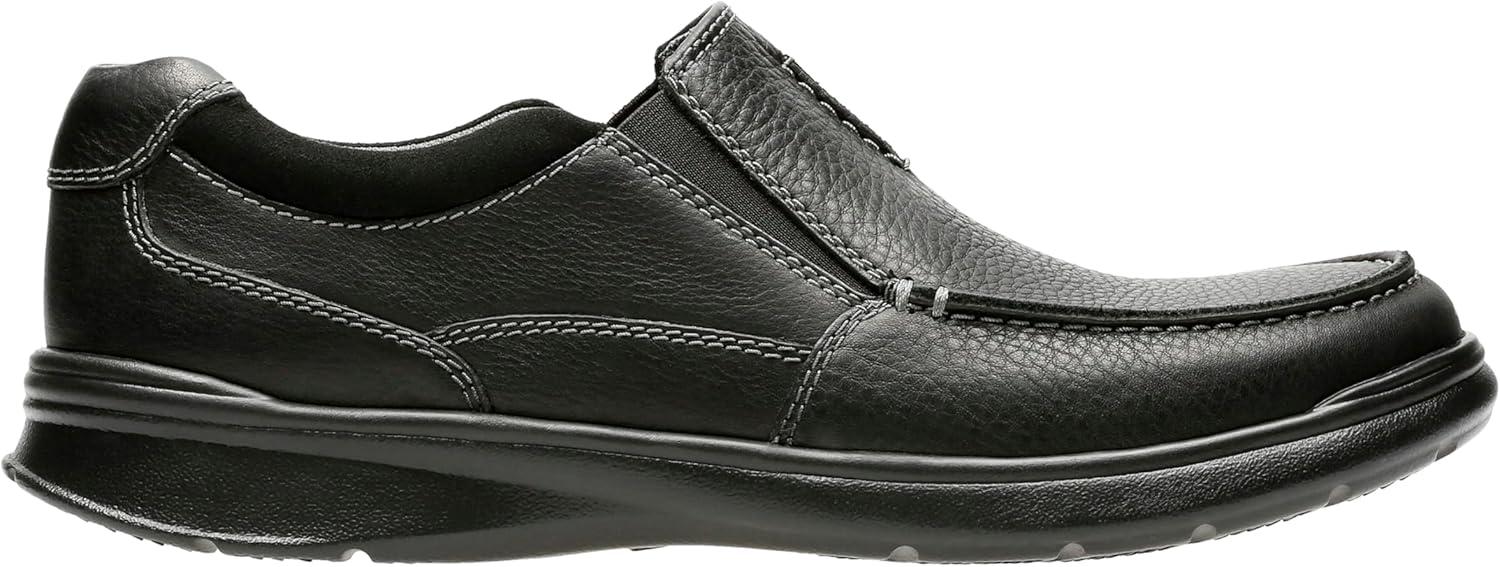 imageClarks Mens Cotrell Free LoaferBlack Oily Leather