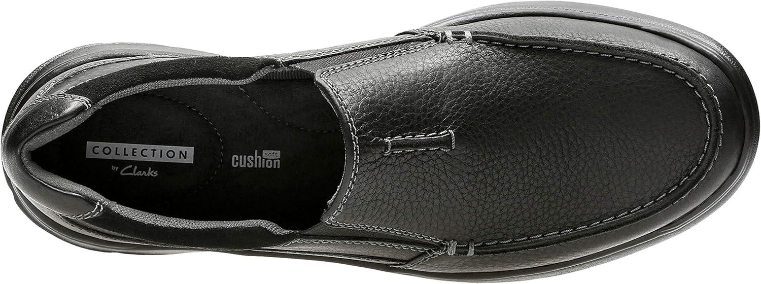 imageClarks Mens Cotrell Free LoaferBlack Oily Leather