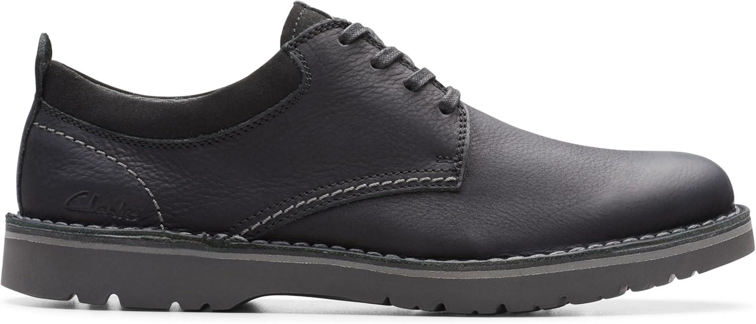 imageClarks Mens Eastridge Low OxfordsBlack Leather