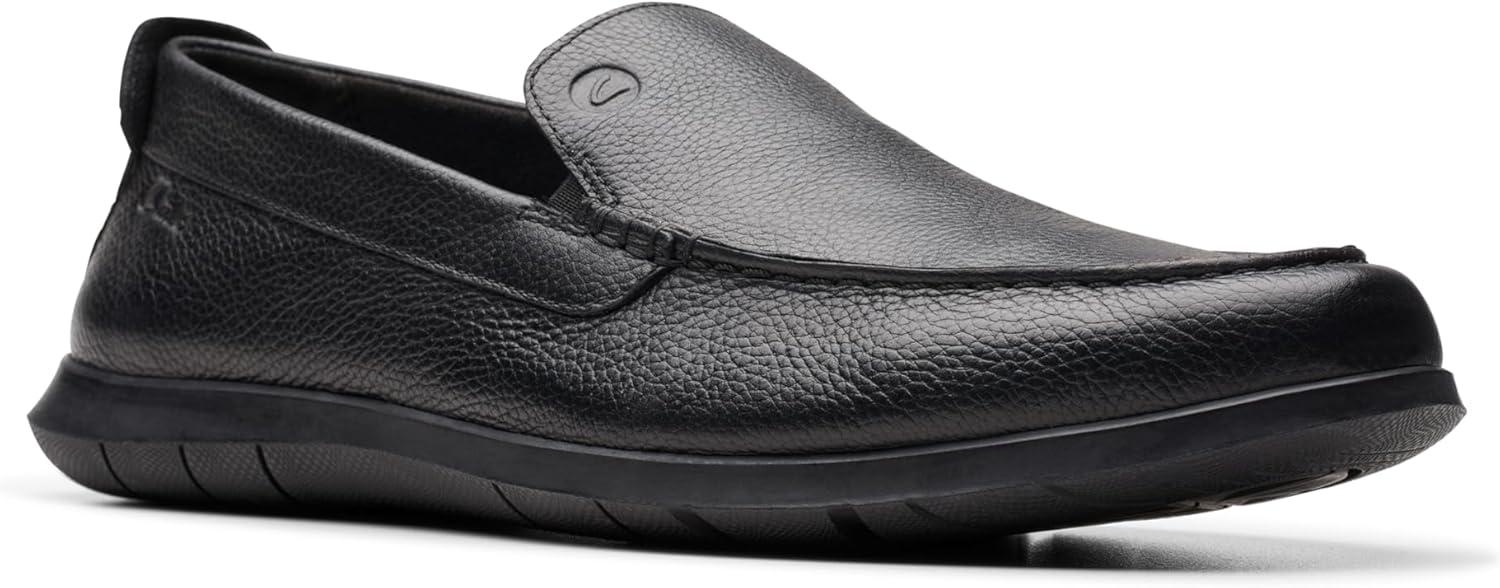 imageClarks Mens Flexway StepBlack Leather