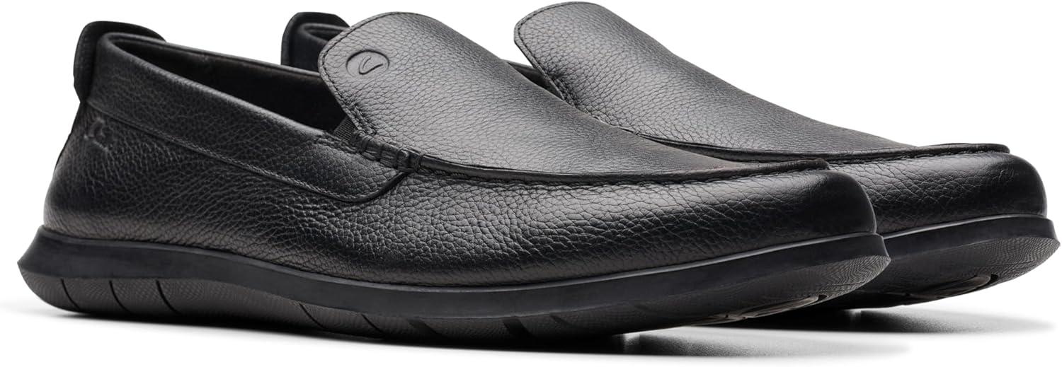 imageClarks Mens Flexway StepBlack Leather