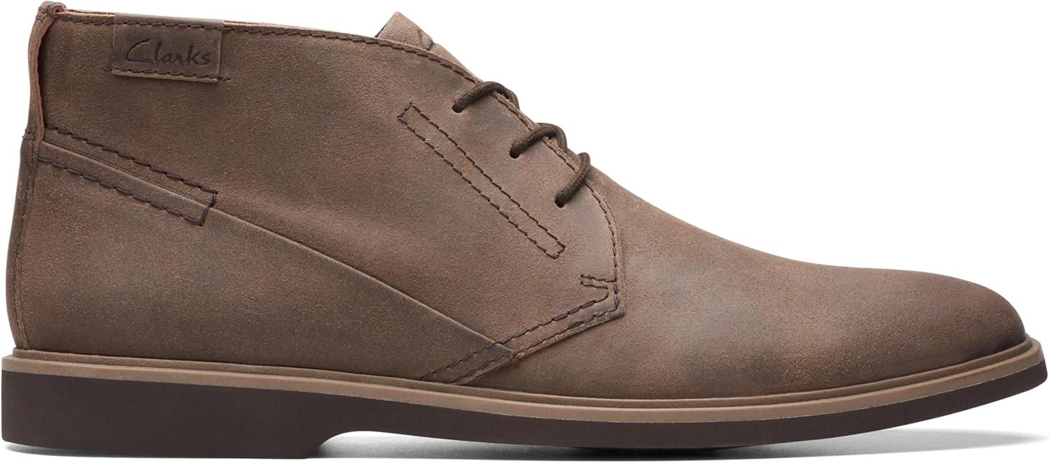 imageClarks Mens Malwood Top Chukka BootDark Grey Suede