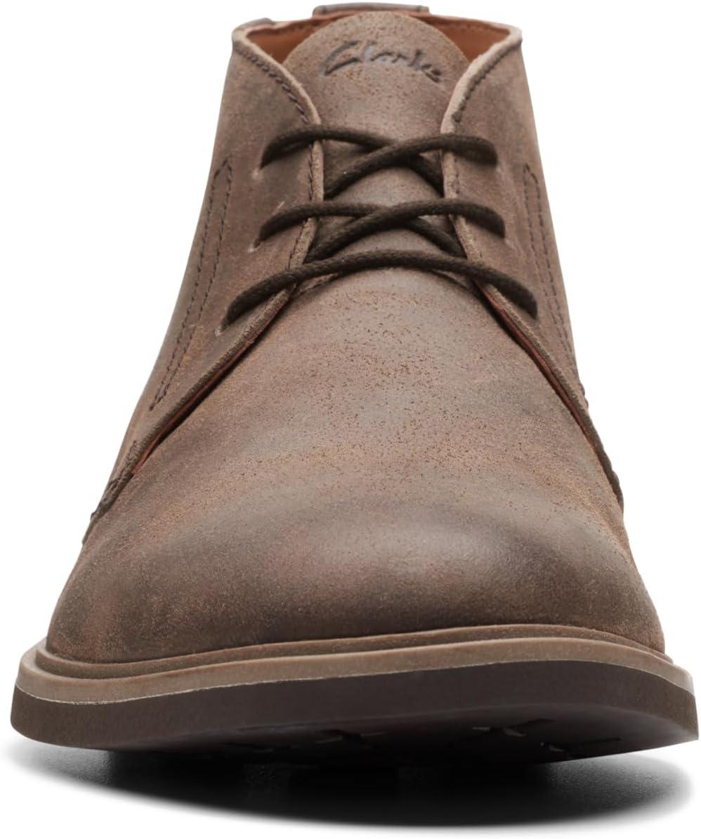 imageClarks Mens Malwood Top Chukka BootDark Grey Suede