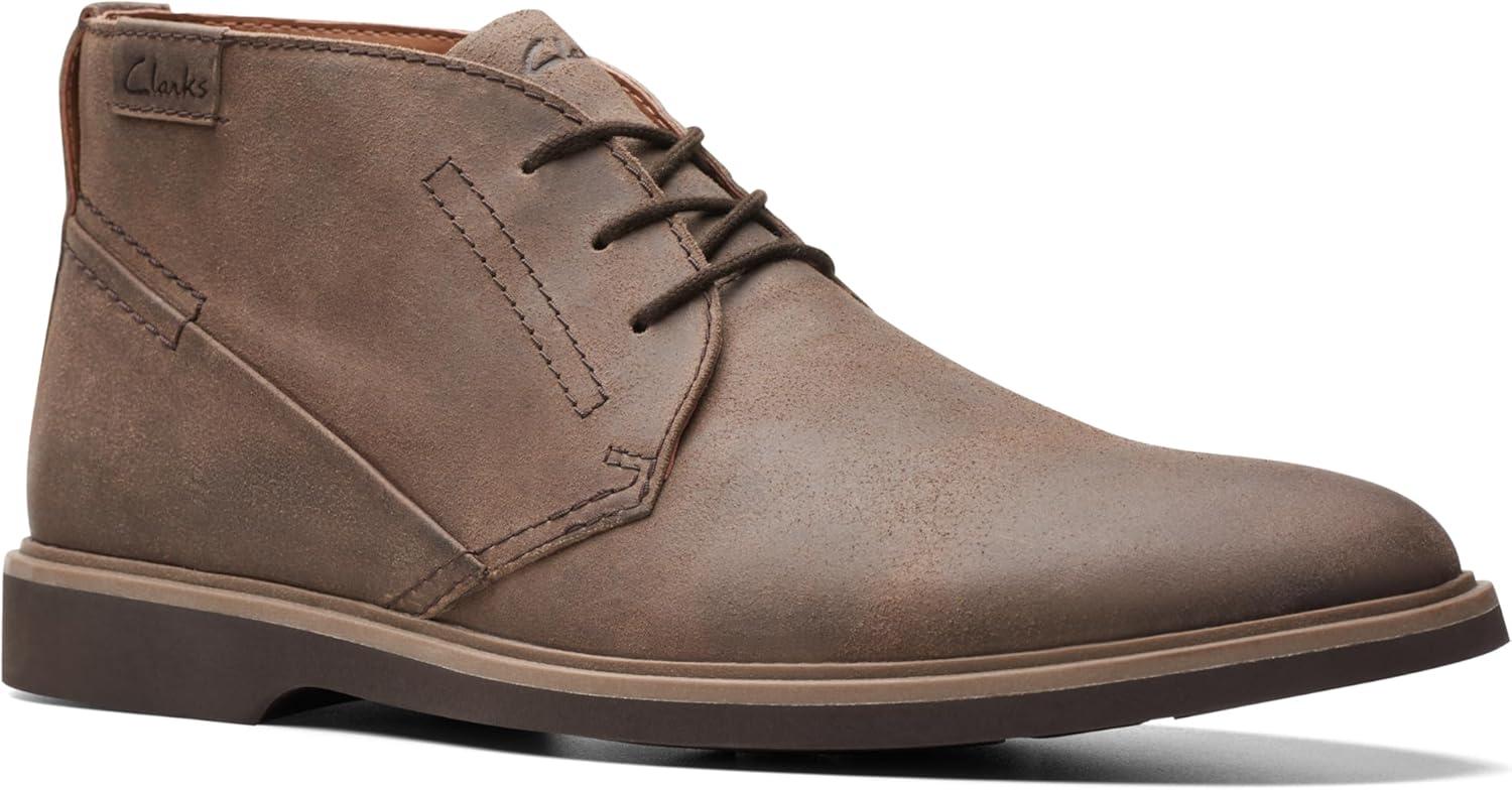 imageClarks Mens Malwood Top Chukka BootDark Grey Suede