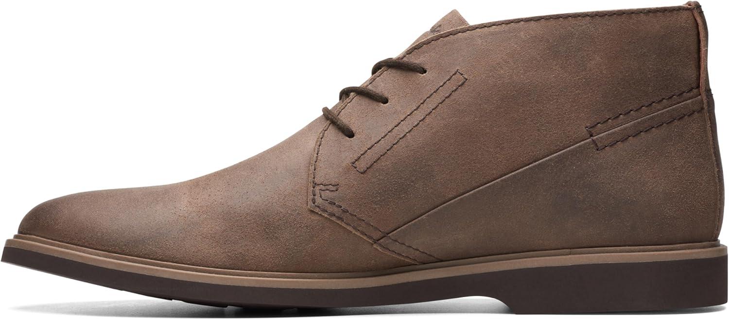 imageClarks Mens Malwood Top Chukka BootDark Grey Suede