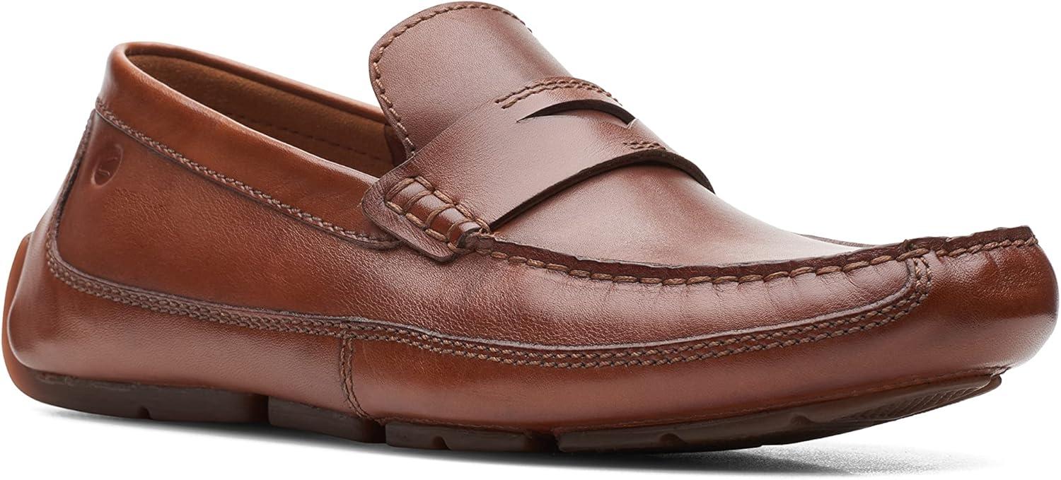 imageClarks Mens MoccasinDark Tan Lea
