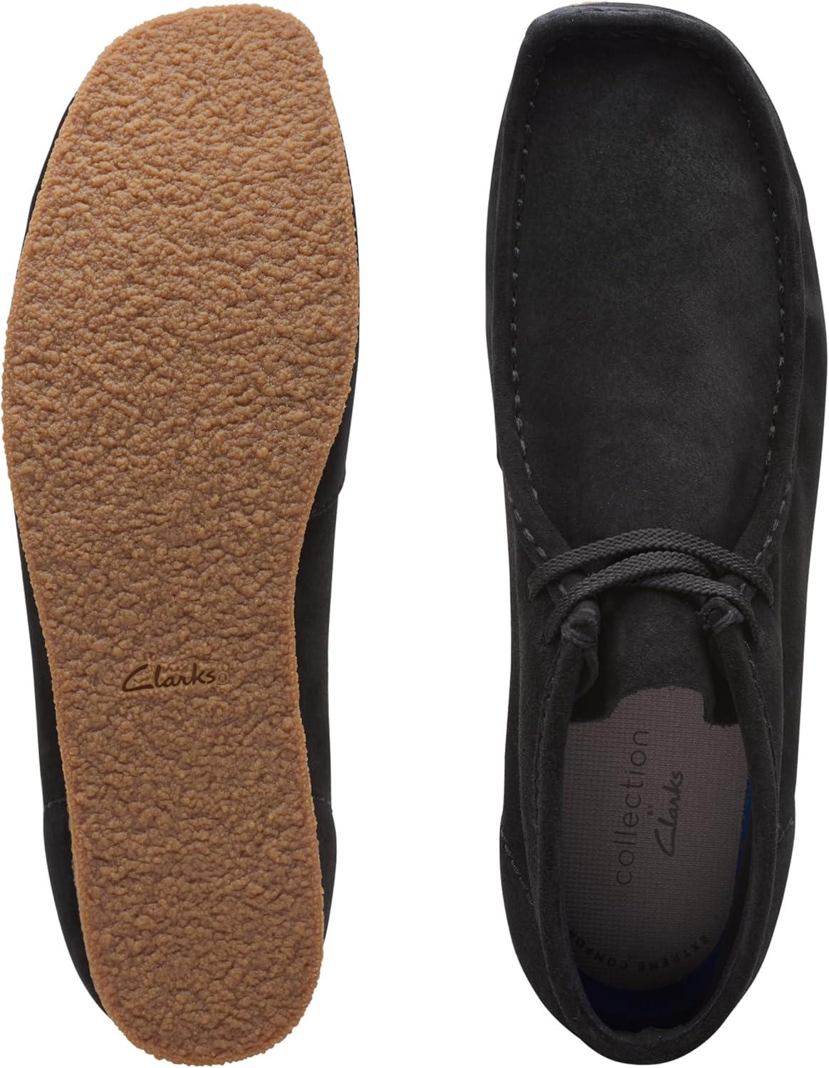 imageClarks Mens Shacre BootsBlack Suede