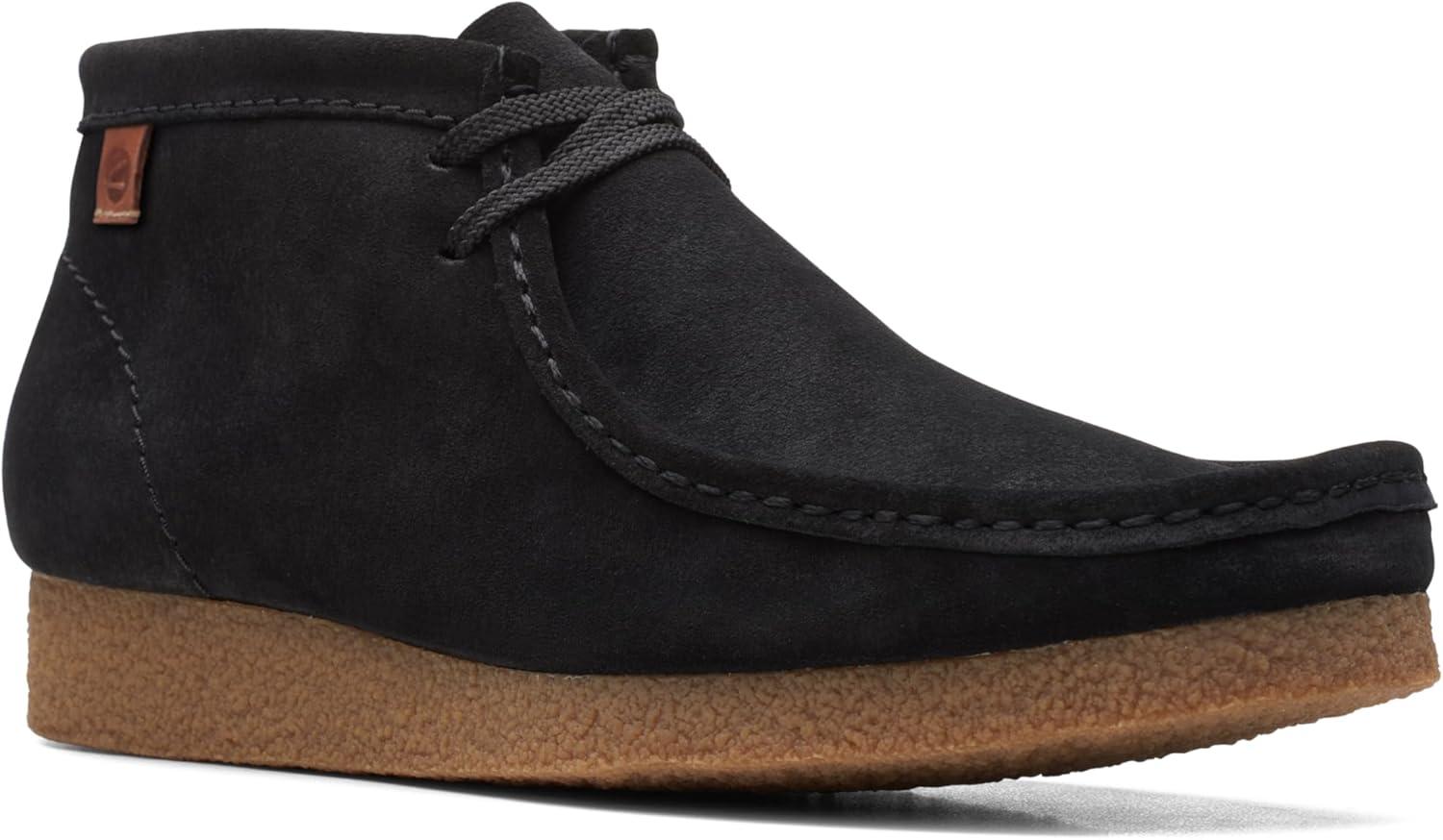 imageClarks Mens Shacre BootsBlack Suede
