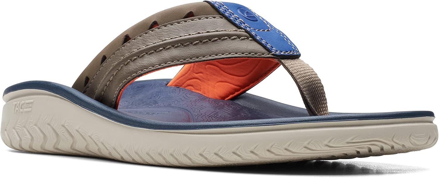 imageClarks Mens Slide FlipFlopDesert Synthetic