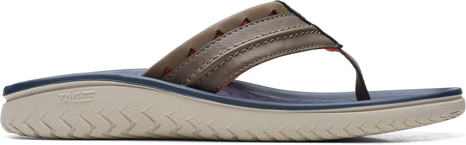 imageClarks Mens Slide FlipFlopDesert Synthetic
