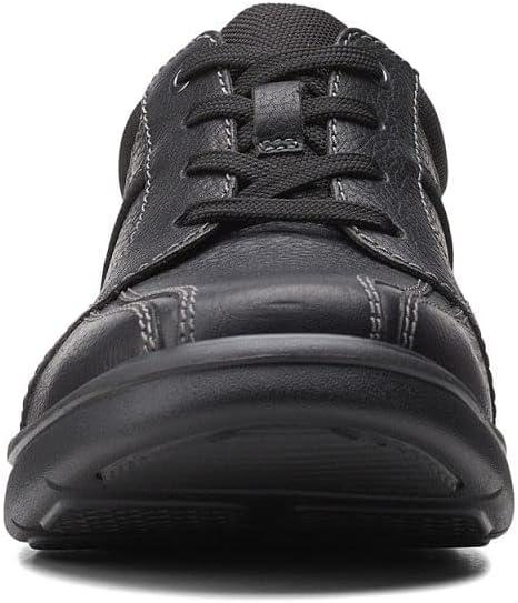 imageClarks Mens SneakerBlack Tumbled Leather
