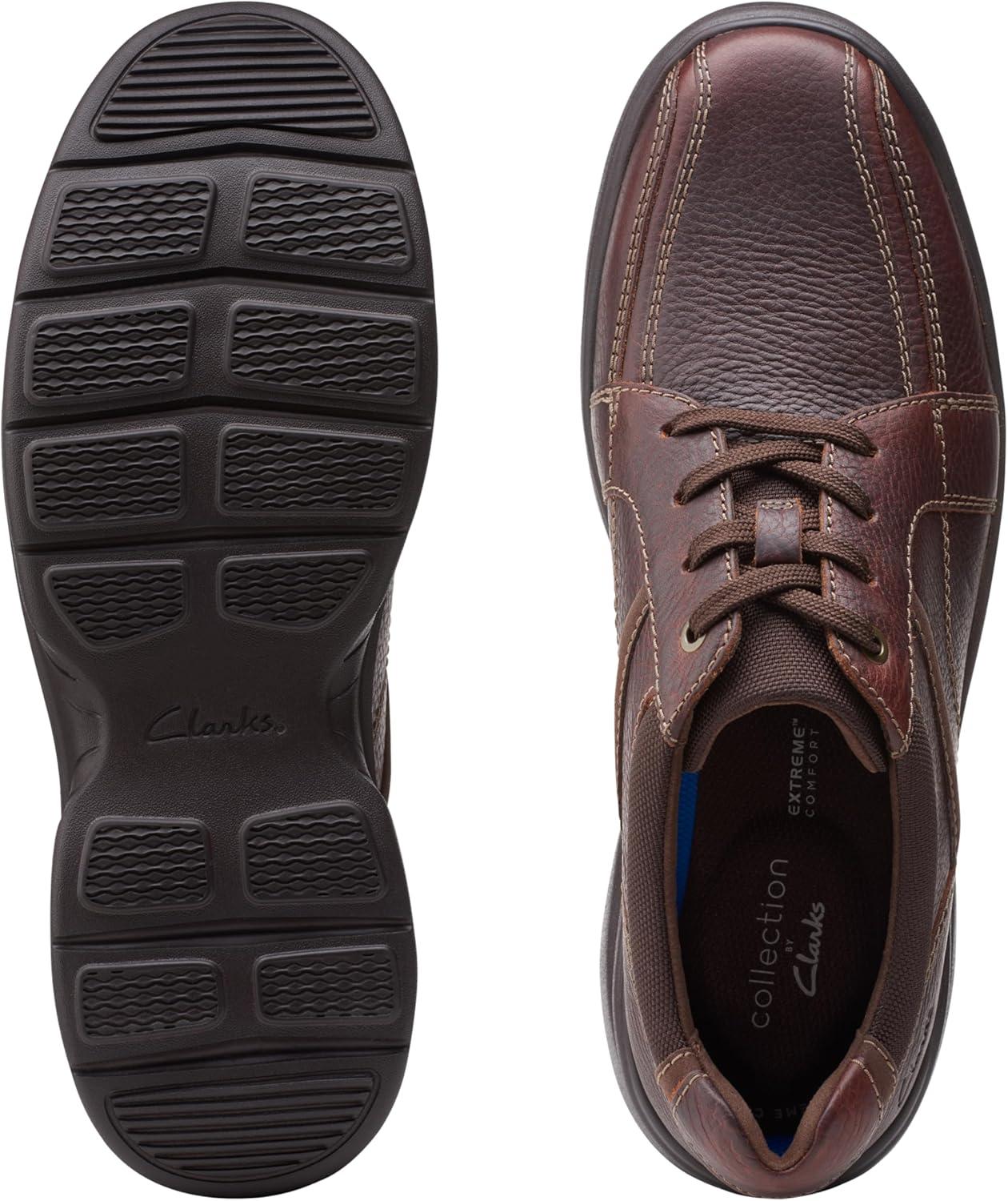 imageClarks Mens SneakerBrown Tumbled Leather