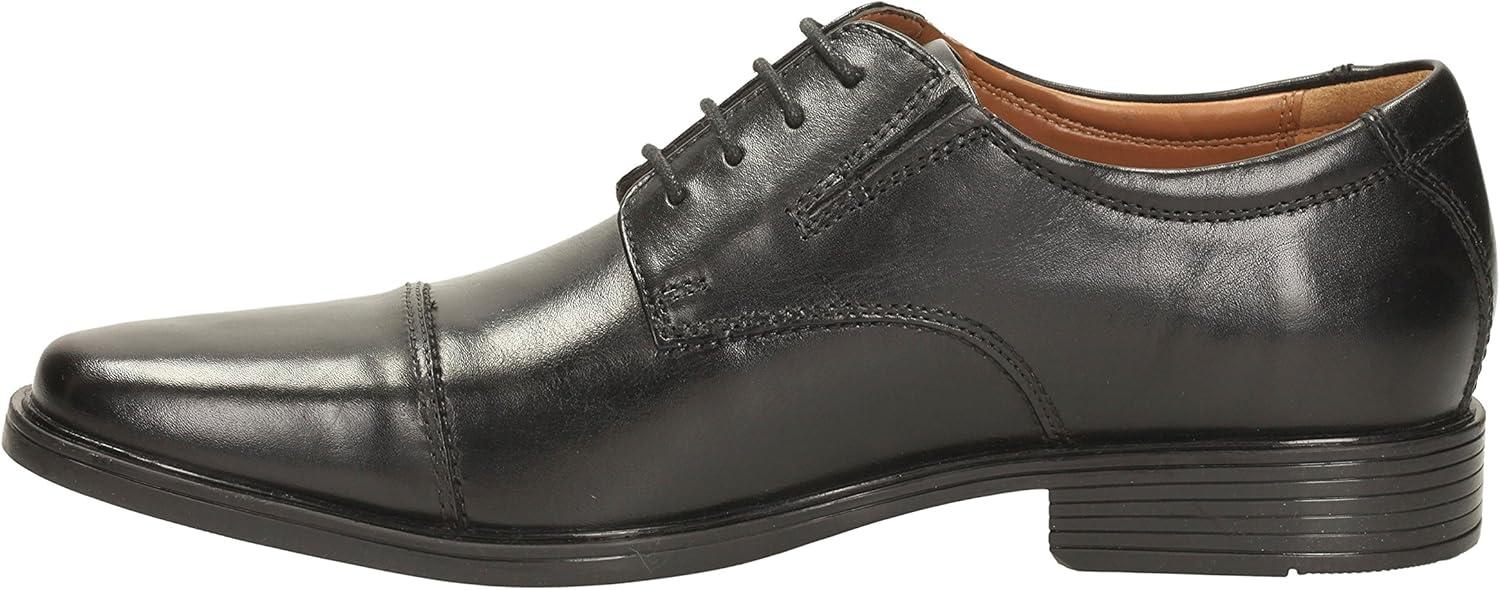 imageClarks Mens Tilden Cap Oxford ShoesBlack LeatherBlack Leather