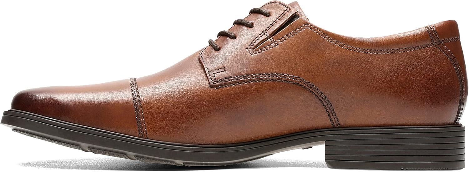 imageClarks Mens Tilden Cap Oxford ShoesBrown Dark Tanlea