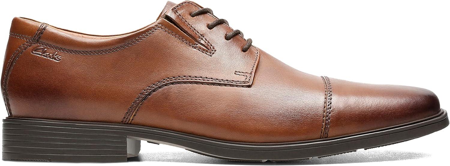imageClarks Mens Tilden Cap Oxford ShoesBrown Dark Tanlea