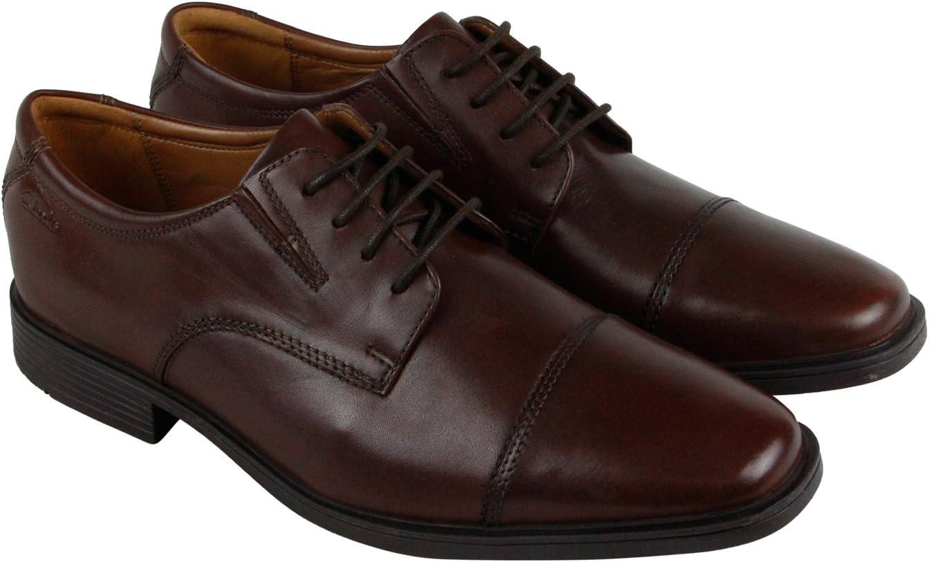 imageClarks Mens Tilden Cap Oxford ShoesBrown Leather