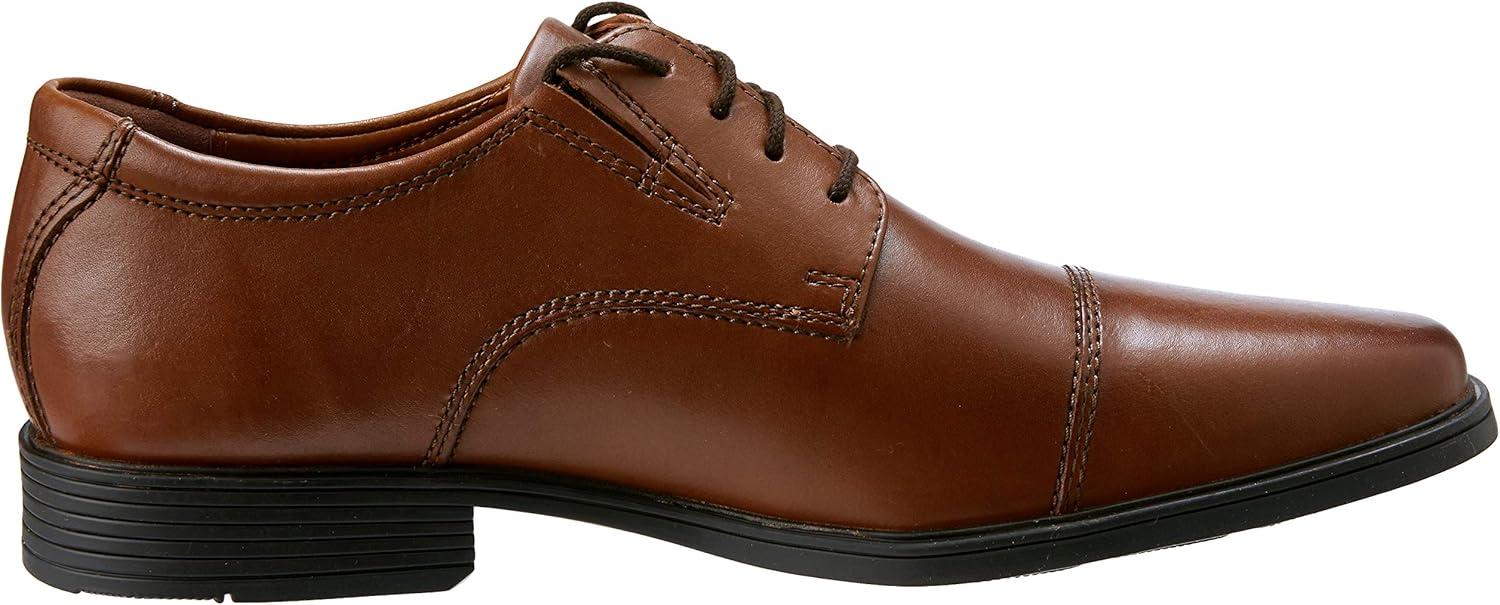 imageClarks Mens Tilden Cap Oxford ShoesLight Brown