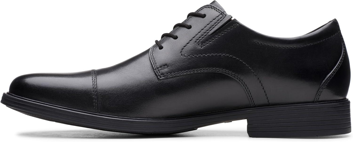 imageClarks Mens Whiddon Cap Oxford ShoesBlack Black 193911tcx
