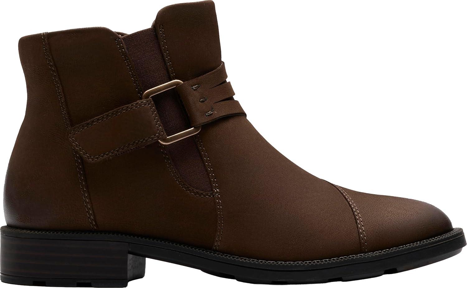 imageClarks Womens Adalynn Faye Ankle BootMushroom Nubuck