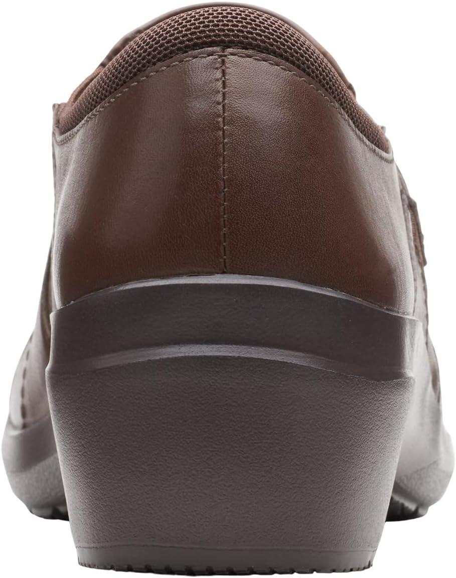 imageClarks Womens Angie Pearl LoaferDark Brown Leather