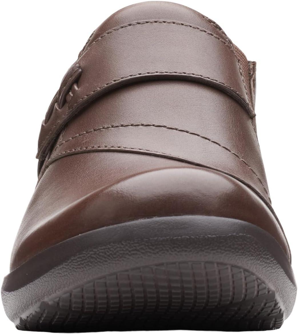 imageClarks Womens Angie Pearl LoaferDark Brown Leather