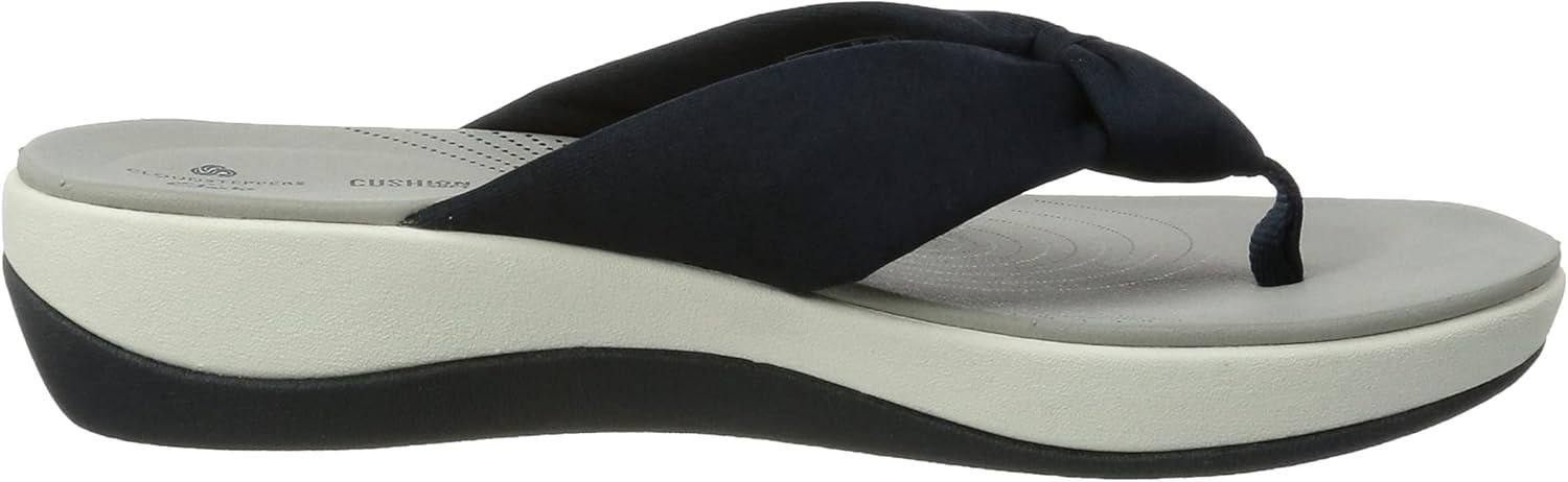 imageClarks Womens Arla Glison Flip FlopBlue Heather Fabric