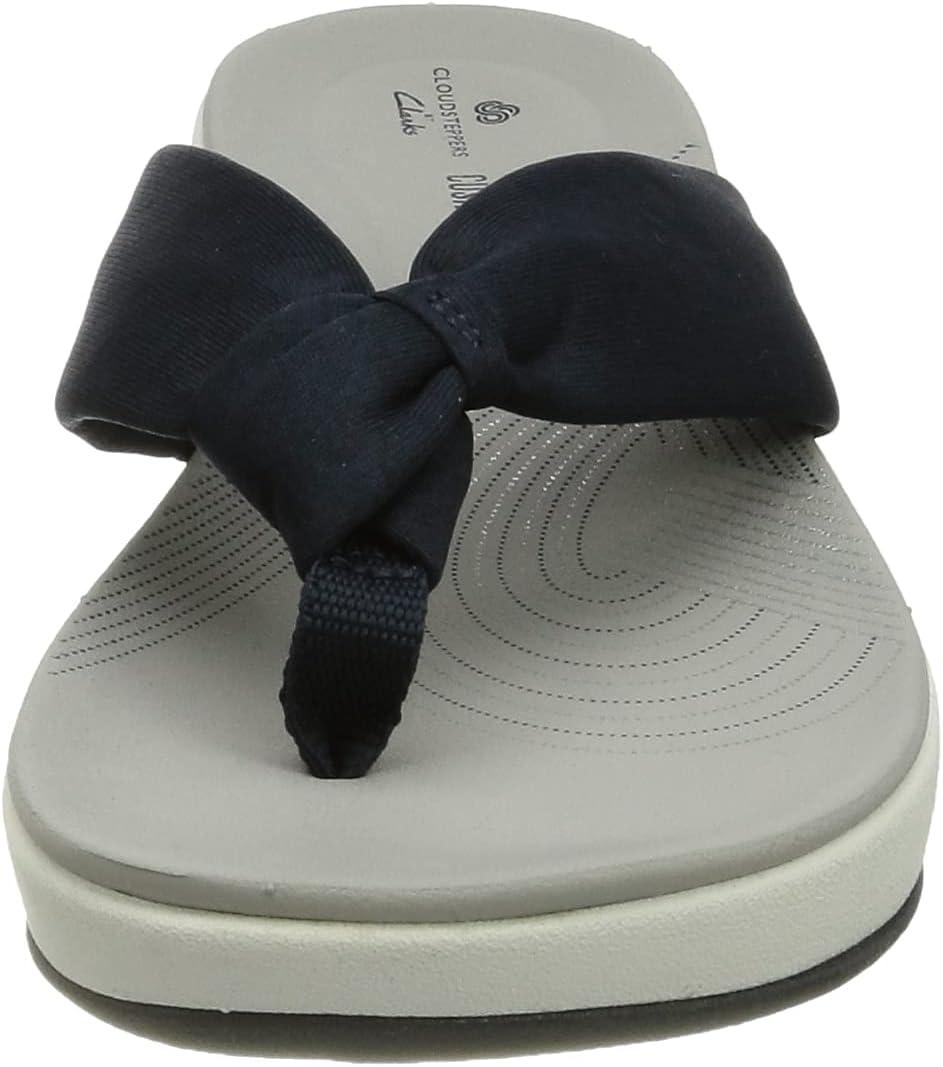 imageClarks Womens Arla Glison Flip FlopBlue Heather Fabric