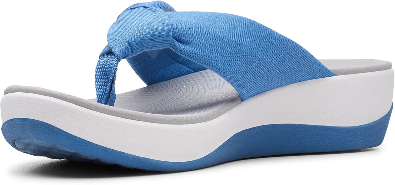 imageClarks Womens Arla Glison Flip FlopBlue Mid Blue Mid Blue