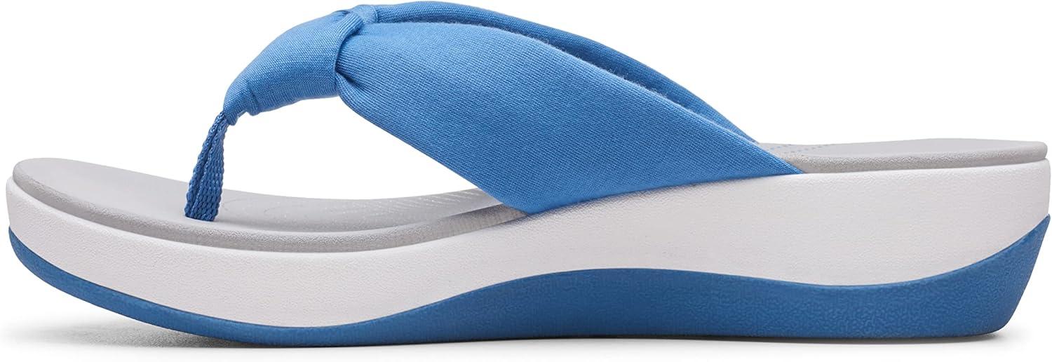 imageClarks Womens Arla Glison Flip FlopBlue Mid Blue Mid Blue