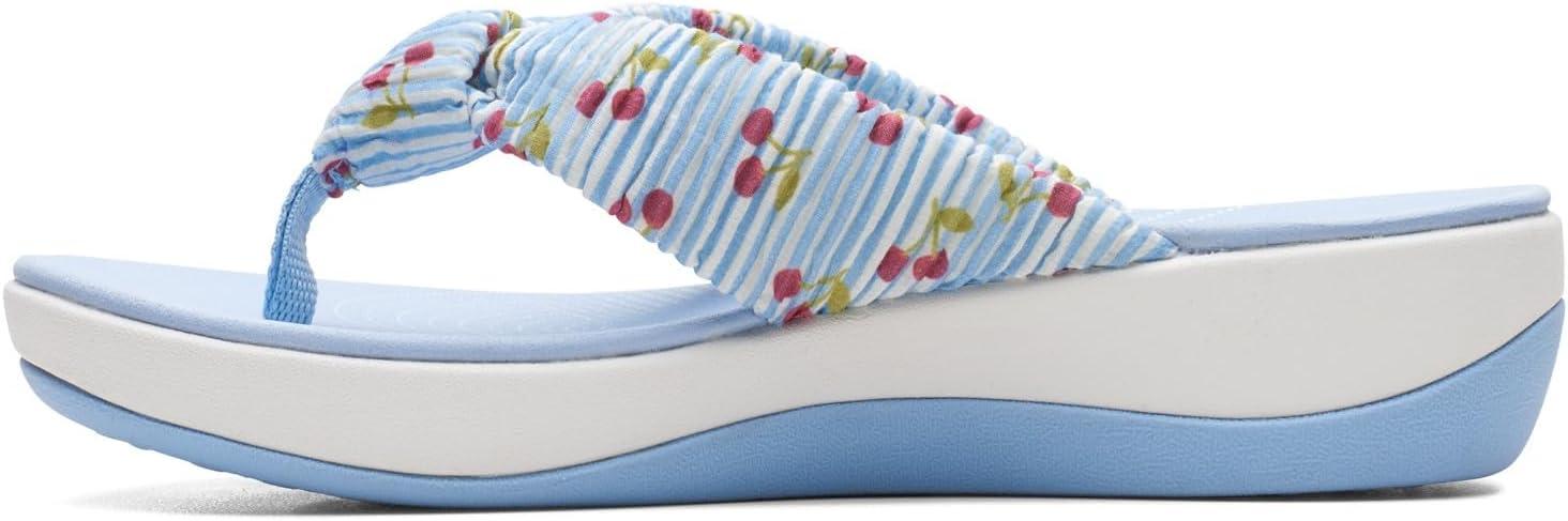 imageClarks Womens Arla Glison Flip FlopBlue Synthetic