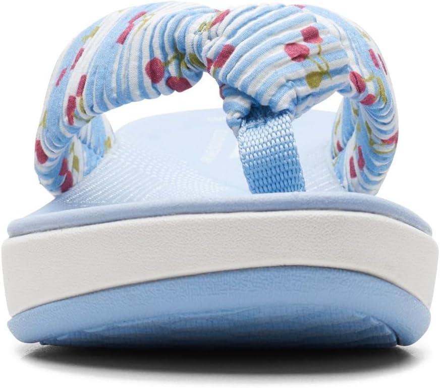 imageClarks Womens Arla Glison Flip FlopBlue Synthetic