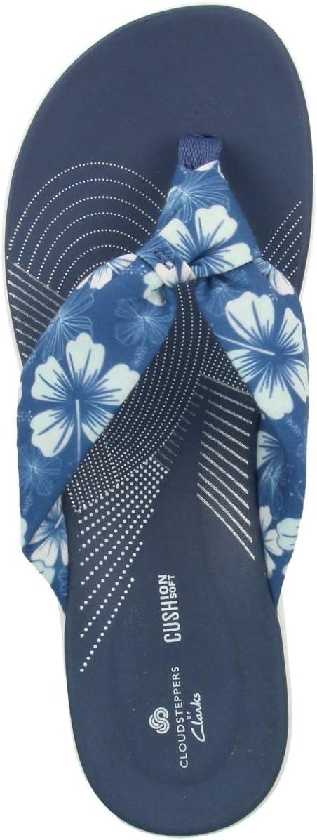 imageClarks Womens Arla Glison Flip FlopBlue Textile W Multi Flowers