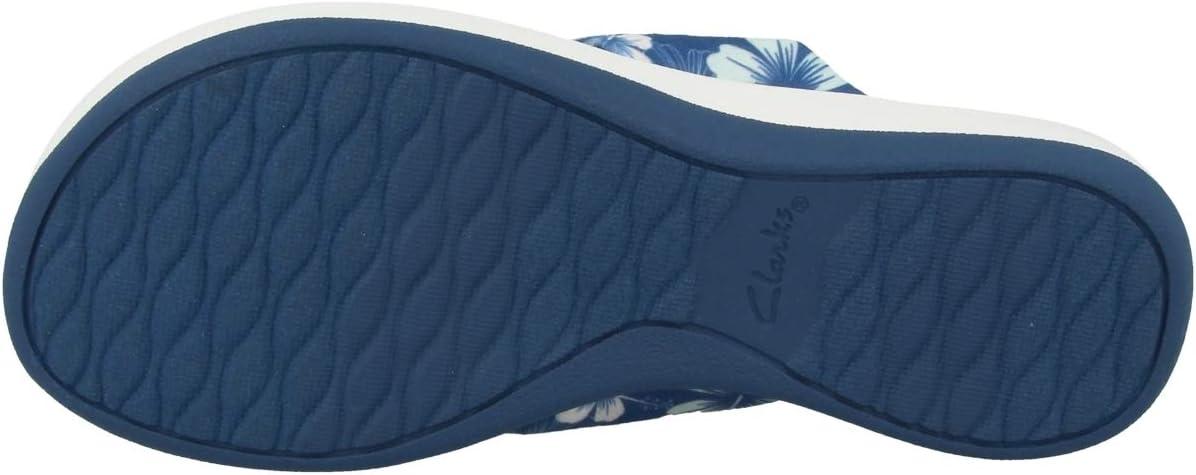 imageClarks Womens Arla Glison Flip FlopBlue Textile W Multi Flowers