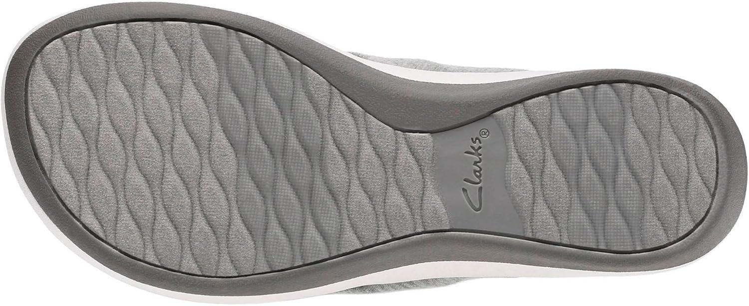imageClarks Womens Arla Glison Flip FlopGrey Fabric