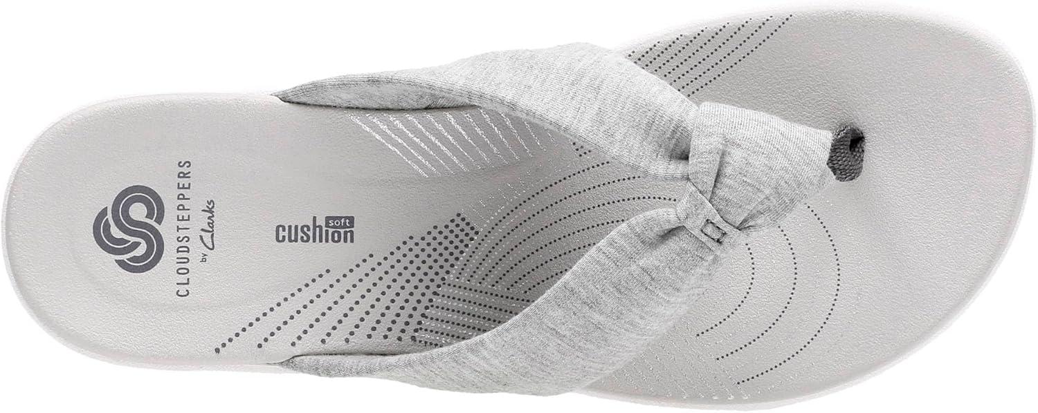 imageClarks Womens Arla Glison Flip FlopGrey Fabric
