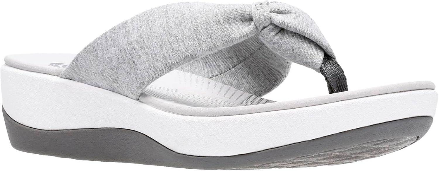 imageClarks Womens Arla Glison Flip FlopGrey Fabric