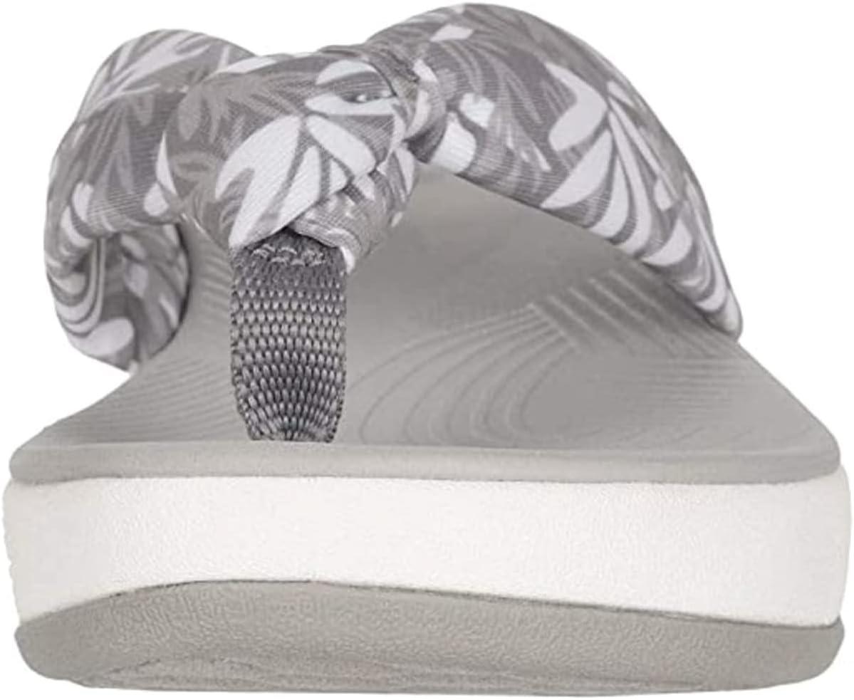 imageClarks Womens Arla Glison Flip FlopGrey Floral