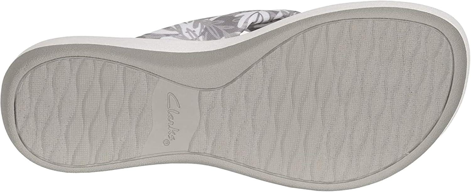 imageClarks Womens Arla Glison Flip FlopGrey Floral