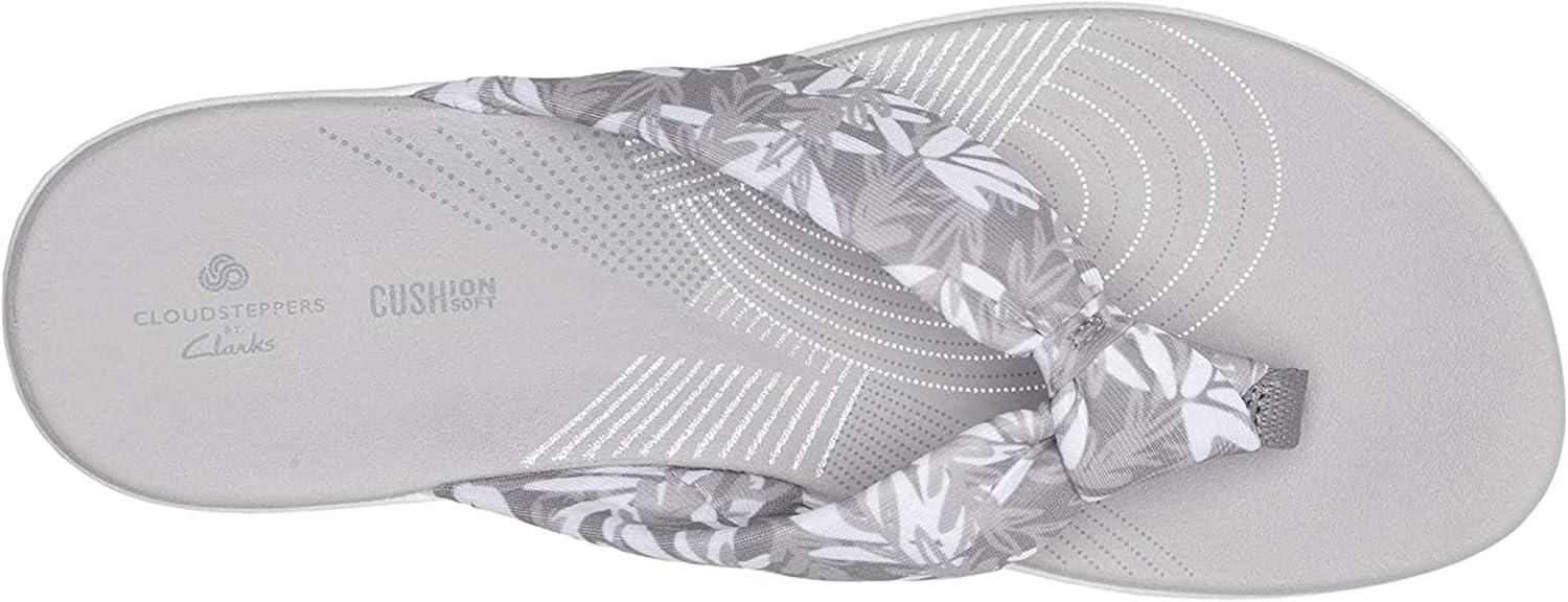 imageClarks Womens Arla Glison Flip FlopGrey Floral