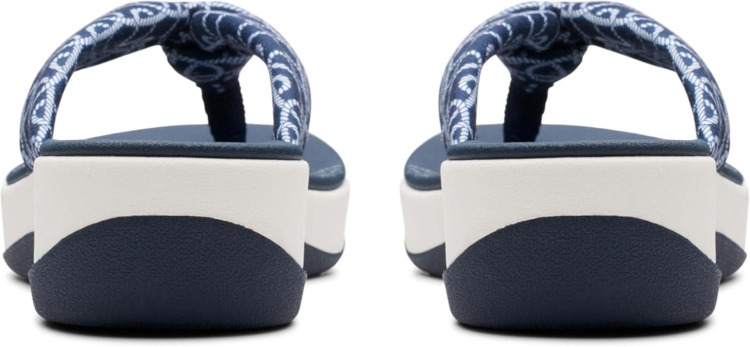 imageClarks Womens Arla Glison Flip FlopIndigo Print