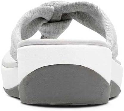 imageClarks Womens Arla Glison Flip FlopLight Grey Heather Textile