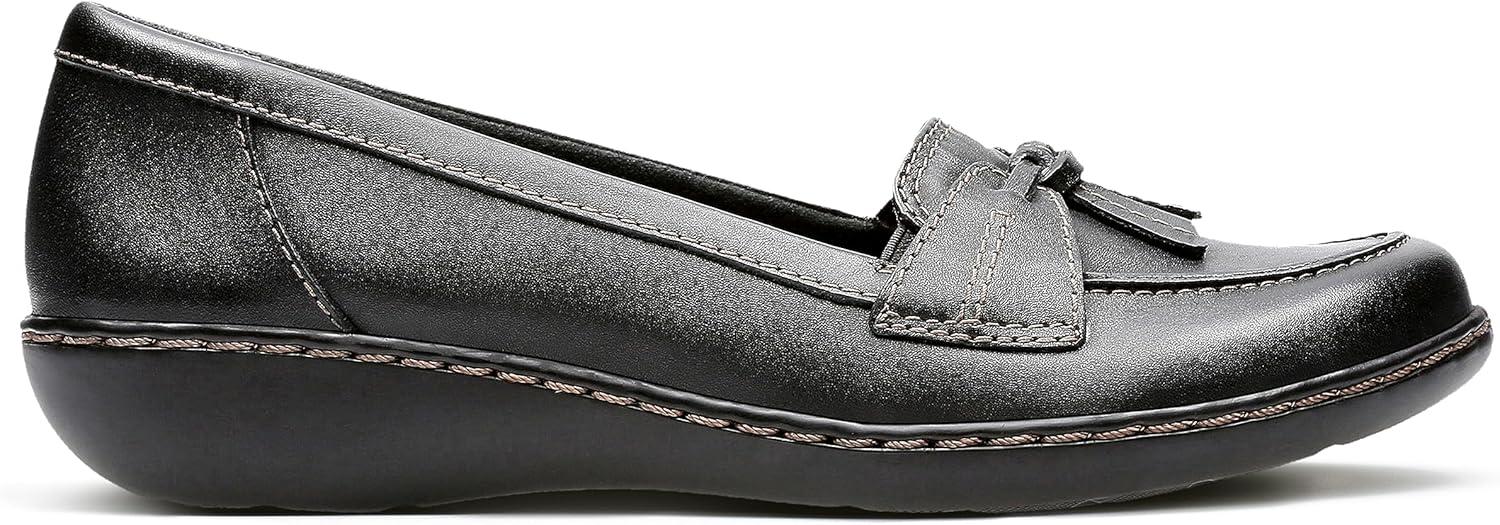 imageClarks Womens Ashland Bubble Slip On LoafersBlack
