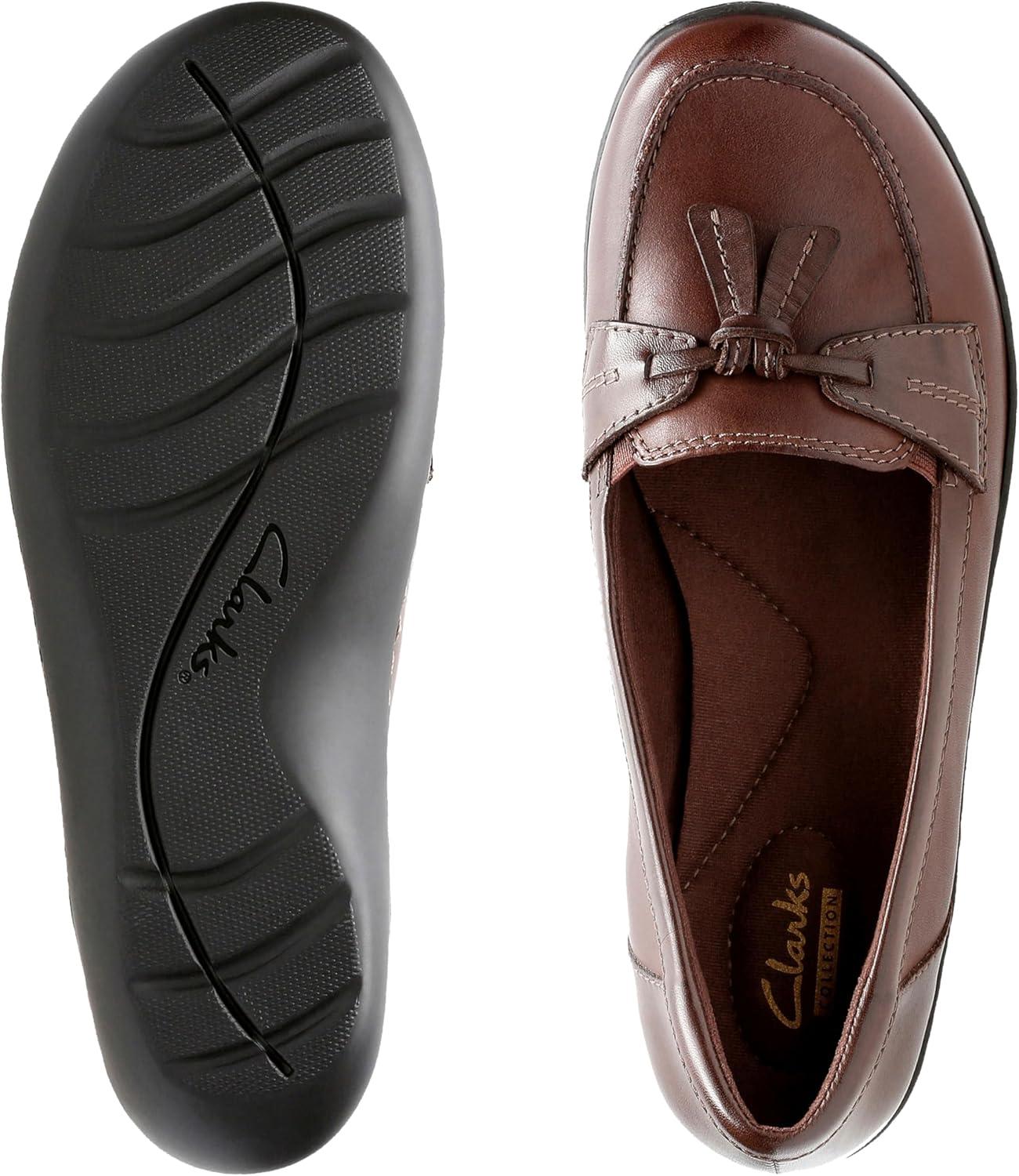 imageClarks Womens Ashland Bubble Slip On LoafersBrown Multi