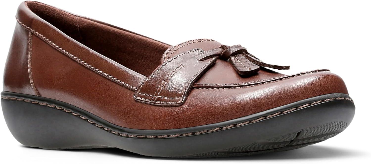imageClarks Womens Ashland Bubble Slip On LoafersBrown Multi