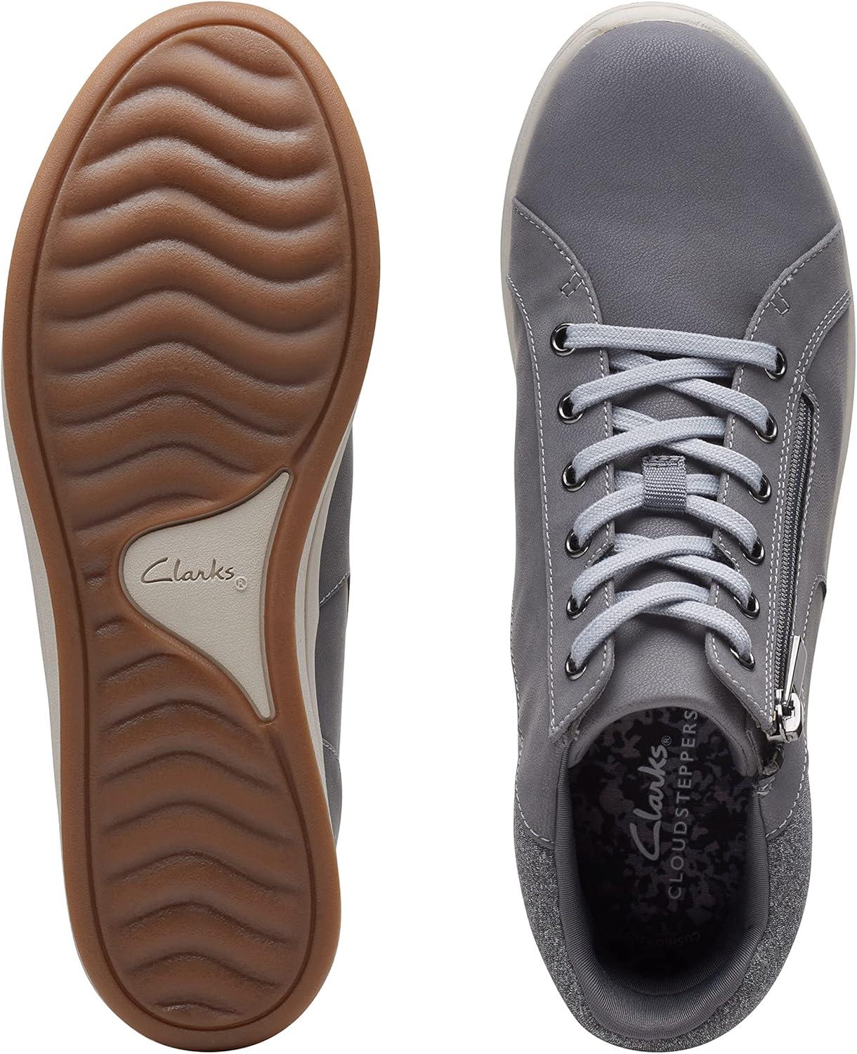 imageClarks Womens Breeze Glide Cloudsteppers Ankle BootDark Grey