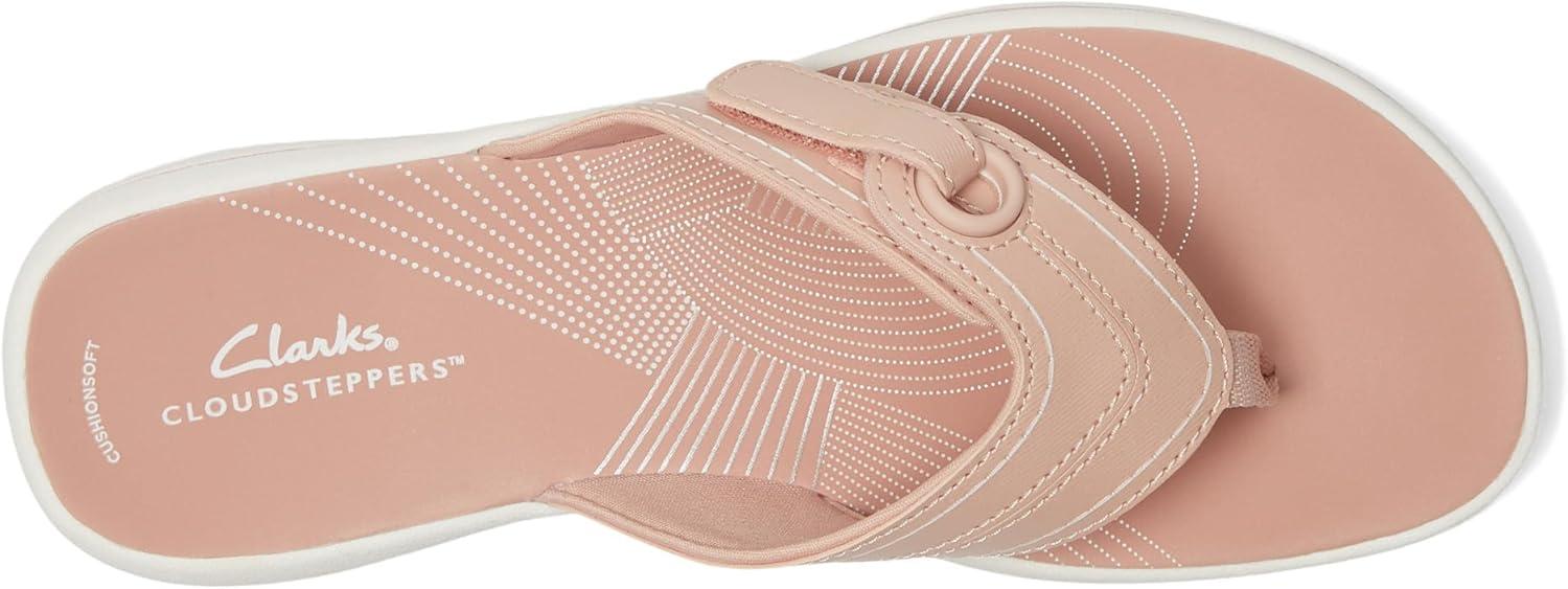 imageClarks Womens Breeze Reyna Cloudsteppers FlipFlopBlush Synthetic
